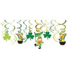 Amscan St. Patrick's Day Foil Swirl Party Decoration