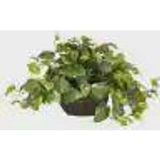 Nearly Natural Artificial H Green Pothos with Decorative Vase Decorative Item