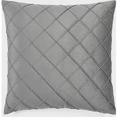 Lush Decor Velvet Diamond Pintuck Cushion Cover Grey (50.8x50.8cm)