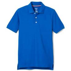 French Toast Boy's Short Sleeve Pique Polo - True Royal Blue