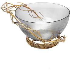 Classic Touch Twig Design Salad Bowl