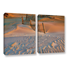 Brushstone Dune Patterns II Poster 2pcs