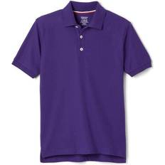 French Toast Toddler Boy's Short Sleeve Pique Polo - Purple