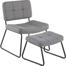 Footrest Lounge Chairs Lumisource Stout Lounge Chair 81.9cm