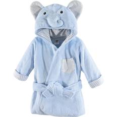 Hudson Baby Woven Terry Cloth Baby Bathrobe - Blue Elephant