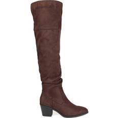 Journee Collection Zivia Wide Calf - Brown