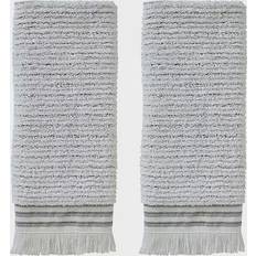 SKL Home Subtle Stripe 2-pack Guest Towel White (66.04x40.64cm)