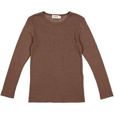 MarMar Copenhagen Tamra, Wool Rib Blouse - Terre (100-662-06-0699)