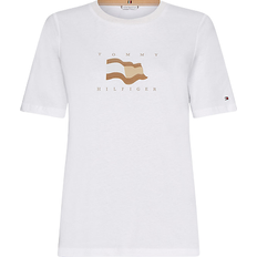 Tommy Hilfiger Flock Flag T-shirt - White