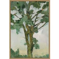 Amanti Art Green Tree Line I Framed Art 40.6x59.1cm