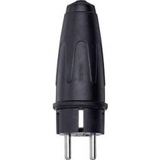 Merten 122051 Safety plug Solid rubber 250 V Black IP20