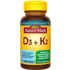 Nature Made D3 K2 Supplement Tablets 30ct