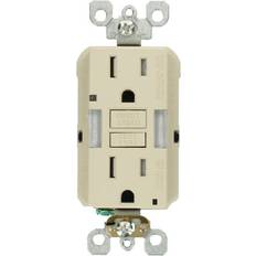 Electrical Enclosures Leviton Gfnl1-00t Gfci Tamper-resistant Receptacle With Guidelight