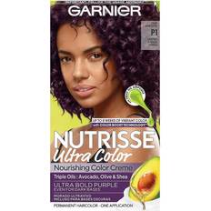 Nutrisse hair color Garnier Nutrisse Ultra Color Nourishing Hair Color Crème Deepest Intense Purple 1 kit