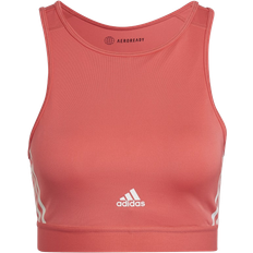 Adidas Hyperglam Aeroready Training Light-Support Workout Bra - Semi Turbo