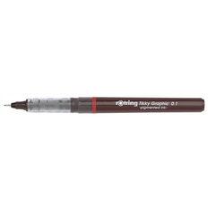 Rotring Pencils Rotring Tikky Fine Liner Fiber Tip Graphic Pen 0.1 mm Black Ink (1904750)