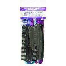 Black Hair Tools Scunci 14385N 12-Piece Assorted Comb Set