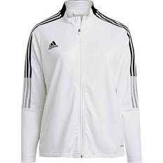 Soccer - Women Outerwear Adidas Tiro Track Jacket Plus Size - White