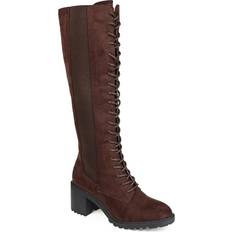 Journee Collection Jenicca Wide Calf - Brown