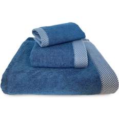 BedVoyage Solid 3-pack Bath Towel Blue (86.36x76.2)