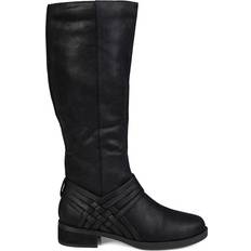 Journee Collection Meg Extra Wide Calf - Black