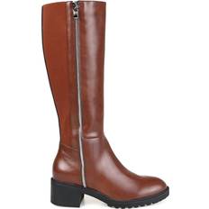 Journee Collection Morgaan Extra Wide Calf - Brown