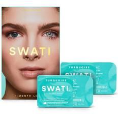 Monatslinsen Kontaktlinsen Swati 1-Month Lenses Turquoise 1-pack