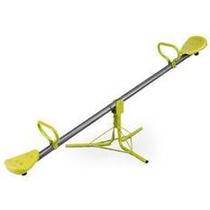 Playground Costway Kids Seesaw Swivel Children Teeter Totter Outdoor Play Set for 2 Children