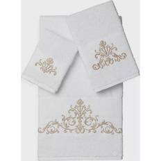 Linum Home Textiles Scarlet Guest Towel White (137.16x68.58cm)