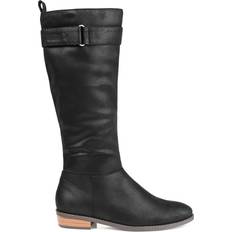 Journee Collection Lelanni Wide Calf - Black