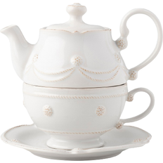 Oven Safe Teapots Juliska Berry & Thread 3-In-1 Whitewash Teapot 0.59L