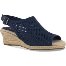 Buckle Espadrilles Easy Street Stacy - Navy