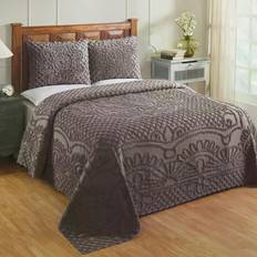 Better trends Trevor Chenille Bedspread Brown (279.4x203.2cm)