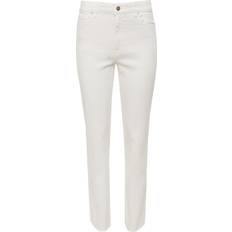 Sanctuary 90s High Waist Straight Leg Jeans - Vintage White