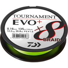 Daiwa Angelschnur Daiwa Tournament 8 Braid EVO -Chartreuse-0,10mm