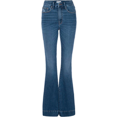 Good American Good Legs High-Rise Stretch Flare Jeans - Blue