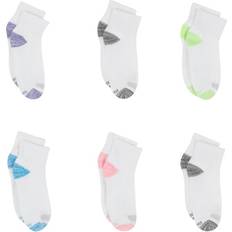 Hanes Women's Breathable Comfort Toe Seam Ankle Socks 6-pack - White/Heel Toe