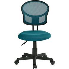 Adjustable Seat Office Chairs OSP Home Furnishing Mesh Task Office Chair 38.5"