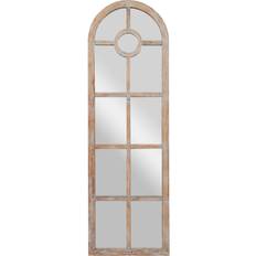 Olivia & May Large Distressed Wood Wall Mirror 23x72"