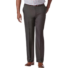 Haggar Big & Tall Cool 18® PRO Classic-Fit Expandable Dress Pant - Chcoal Htr