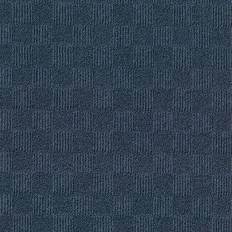 Indoor outdoor carpet tiles Foss Floors Crochet Carpet Tiles 15-Pack Blue 24x24"