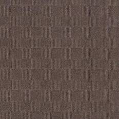 Indoor outdoor carpet tiles Foss Floors Crochet Carpet Tiles 15-Pack Brown 24x24"