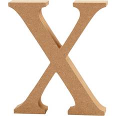 Creativ Company Letter, X, H: 13 cm, thickness 2 cm, 1 pc