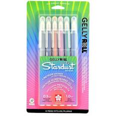 Sakura 37904 Gelly Roll Stardust Bold Point Pens 6/Pkg