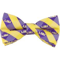 Men - Yellow Bow Ties Eagles Wings Check Bow Tie - LSU Tigers
