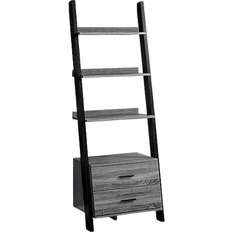 Doors Shelves Monarch Specialties I 2756 Book Shelf 69"