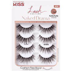 False Eyelashes Kiss Lash Couture Naked Drama Ruffle 4-pack