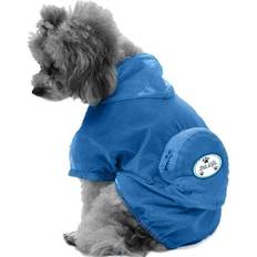 Petlife Thunder Paw Ultimate Collapsible Multi Adjustable Travel Dog Raincoat X-Small
