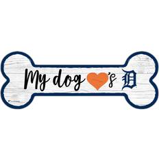 Fan Creations Detroit Tigers Team Dog Bone Sign Board
