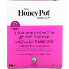 Intimate Hygiene & Menstrual Protections The Honey Pot Organic Regular Tampons 18-pack